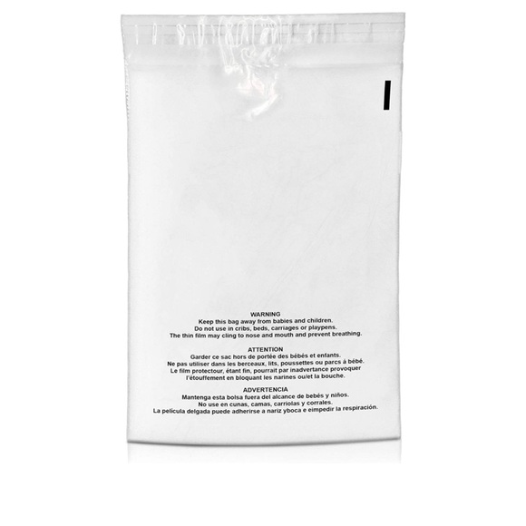 200 ct 8x10 Poly Bags Self sealing Clear mailers package w/ Suffocation Warning - Picture 1 of 3